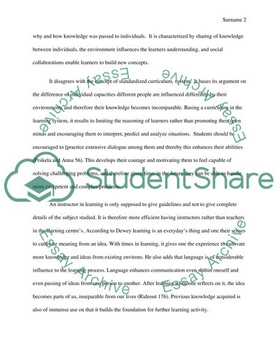 Constructivism and Problem-Based Learning