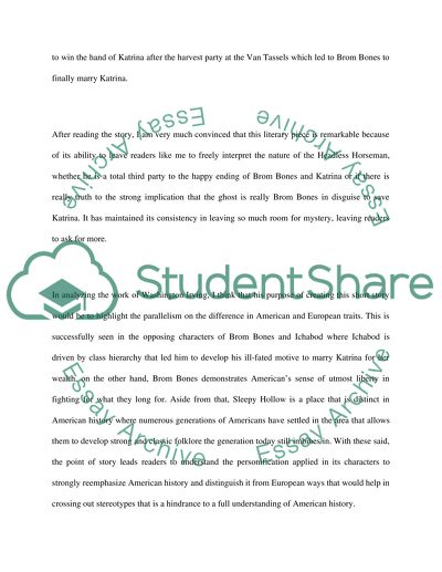 The Legend of Sleepy Hollow