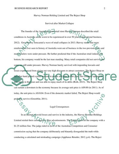 Business Research Report