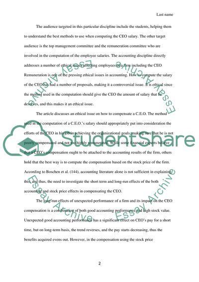 Accounting: My Disciplinary Literacy