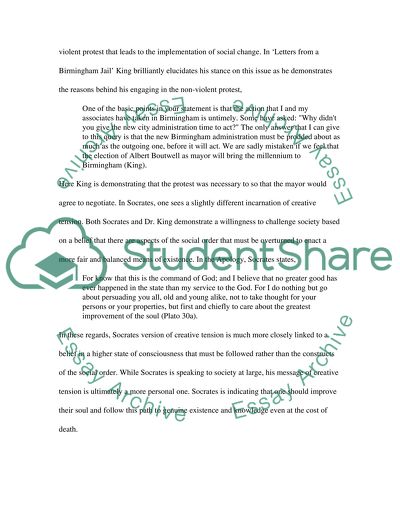 Examining the Lives of Socrates, Martin Luther King, and Malcolm X