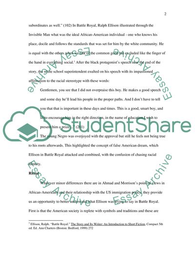 African american and Immigrant