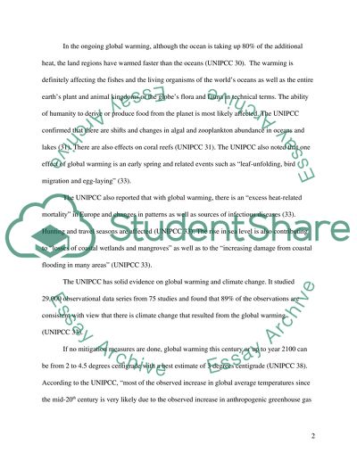 Climate Change, Global Warming, and Related Issues