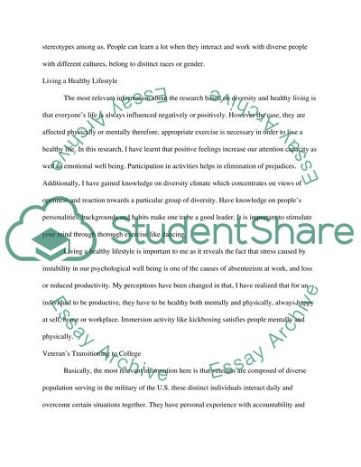 Aspects of Diversity and Leadership