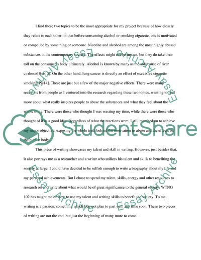 Factors That Lead To Smoking and Alcohol Consumption