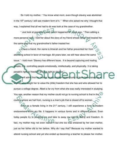 Short Story How Some Teachers Enslave Students