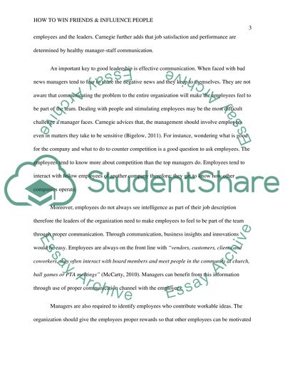 How to Win Friends and Influence People