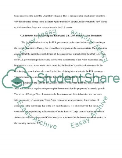 Research paper on us economy
