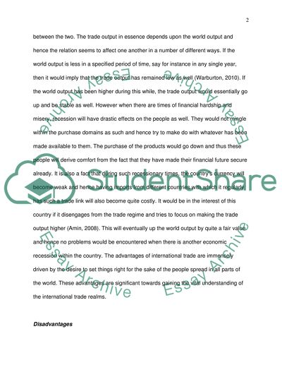 Should there be limits on international trade