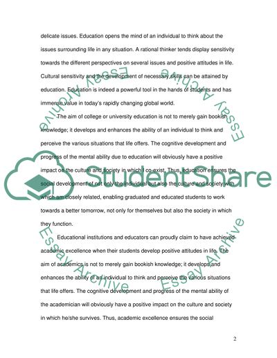 University education guaranties a successful professional career