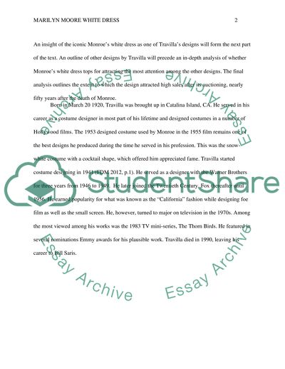 Marilyn Moore White Dress