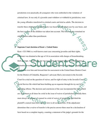 Juvenile Justice - Goals and Reform Efforts of the Child Savers