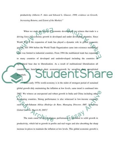 International Trade Policy Issues