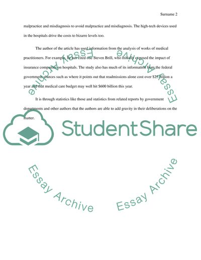 High Cost of Staying Healthy in the U.S