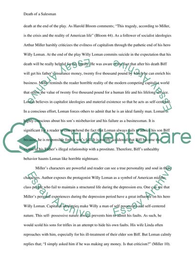 Play Death of a Salesman by Arthur Miller