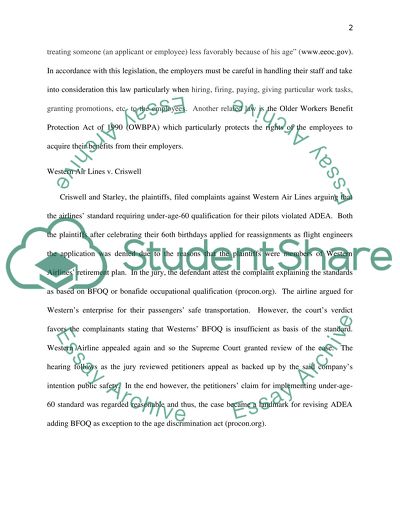 Cases of Age Discrimination in the Workplace