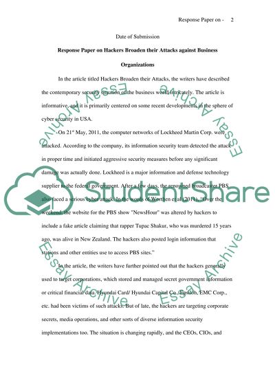 Hackers Broaden Their Attacks against Business