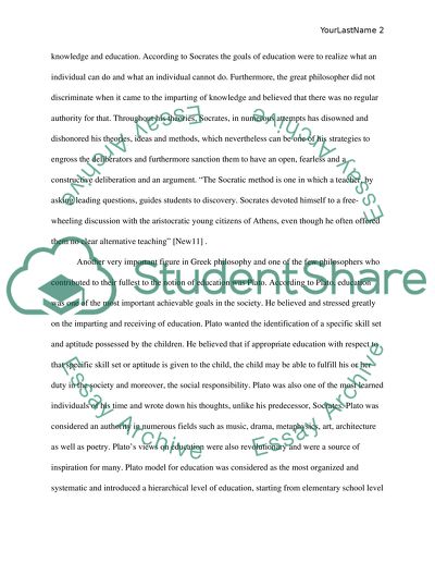 The Role of Education for the Society and the Individual