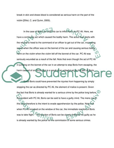 A Crime in Violation