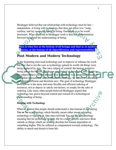 The Affect of Modern Technology