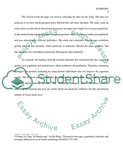 Persuasive Messages, Popularity Cohesion, and Message Diffusion in Social Media Marketing by Yu-Ting