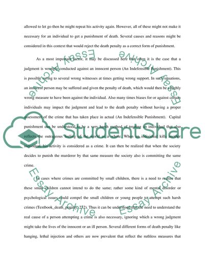 An Indefensible Punishment