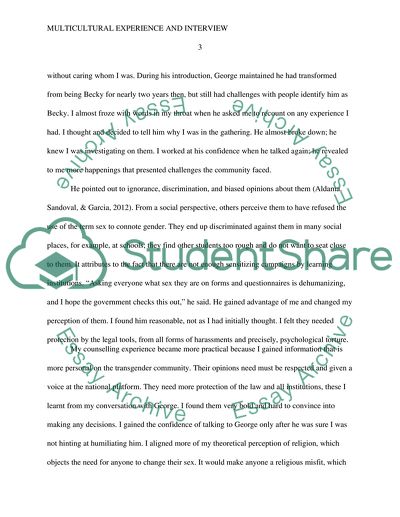 Multicultural Experience and Interview at the Latino Hispanic Center