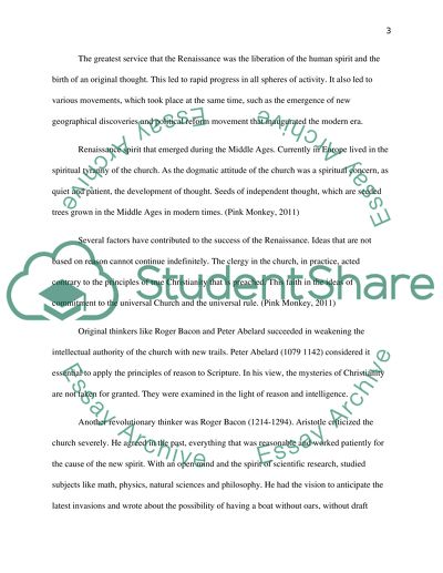 An Artistic and Intellectual Revolution