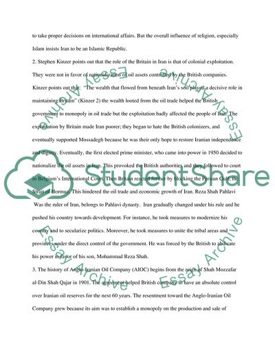 Analysis of an American Coup and the Roots of Middle East Terror Book