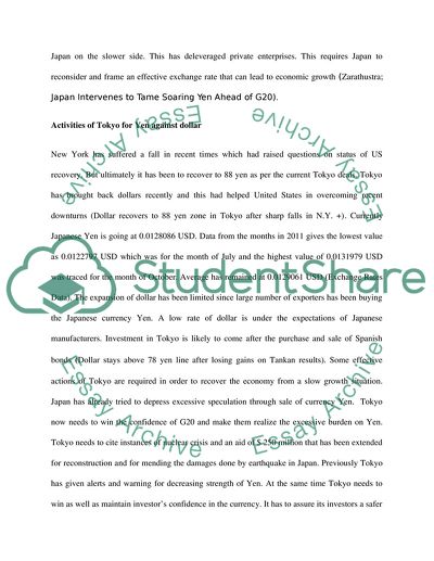 Appreciating or Depreciating the Japanese Yen