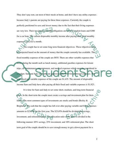 Personal Finance Assignment