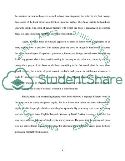 English Romantic Writers by David Perkins