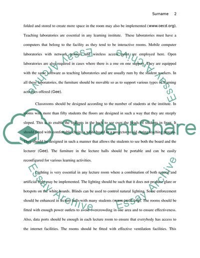 Revising a learning space