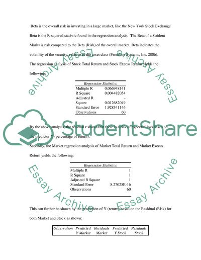 Risk Assessment of Strident Marks
