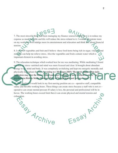 Work-Related Stress and Burnout