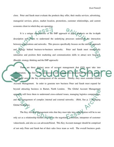 Business to Business Marketing: Case of Cloud Creative Solutions