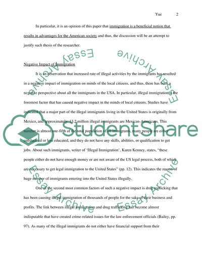 Immigration Analysis to Society