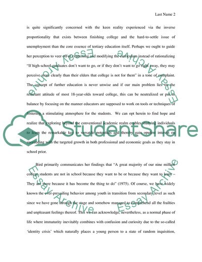 College Is a Waste of Time and Money by Caroline Bird