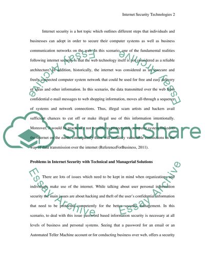 Internet Security Technologies: Lessons of Password and Patch Management