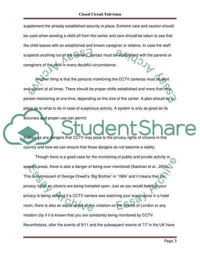 Closed Circuit Television