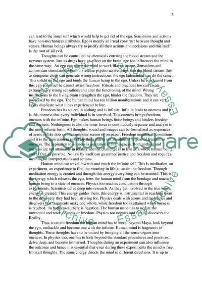 Is there a connection between human freedom and modern physics