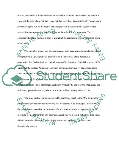 Zarathustra and His Teachings of His Ubermensch