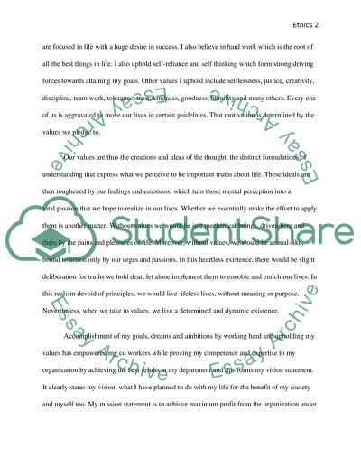 Personal and Organizational Ethics