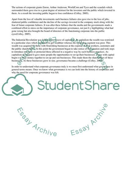 Corporate Governance - Public Frustration with Practices of Publicly Traded Corporations