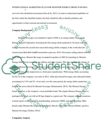 Monster Energy Drink in Russia