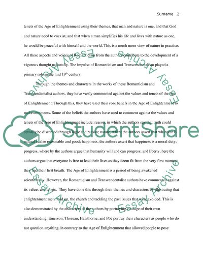 Romanticism essay topics image