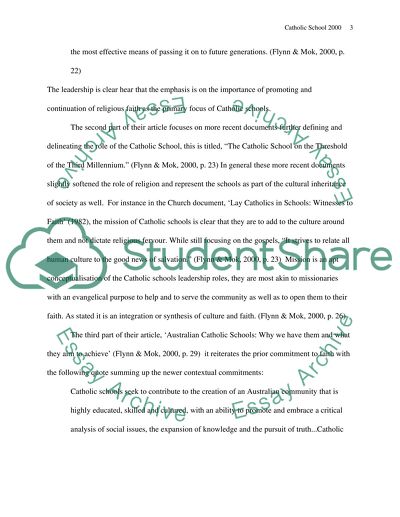 Catholic School 2000