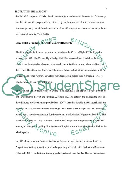 Security in the Airport