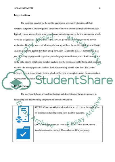 The Development of the Mobile Application as a Source of Idea Sharing