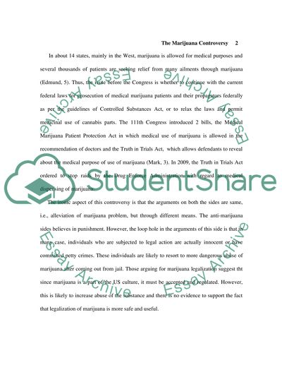 The Marijuana Controversy